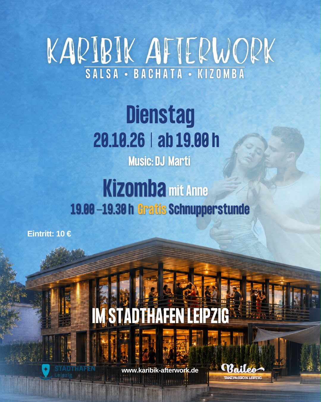 Karibik Afterwork 20. Oktober 2026 – Stadthafen Leipzig