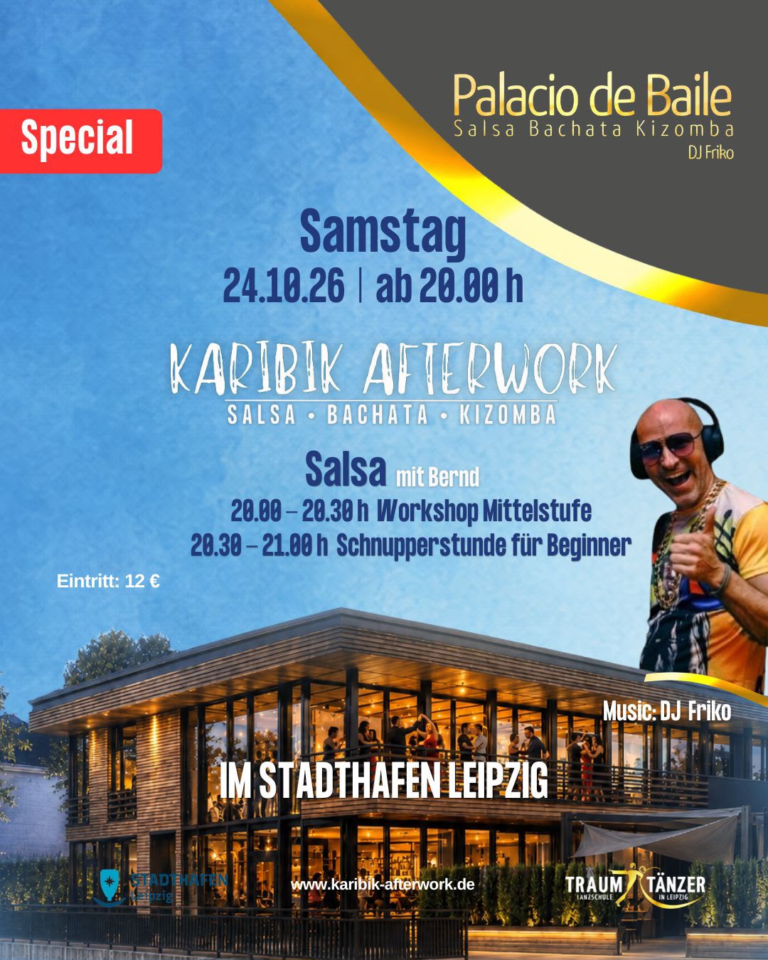 Karibik Afterwork 24. Oktober 2026 (Special) – Stadthafen Leipzig